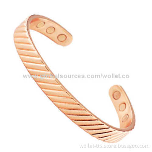 Women's Fashionable Chinoiserie Copper Magnetic Therapy Bracelet